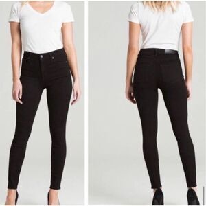 Parker Smith Ava Velvet Black Skinny Jeans‎ Size 30